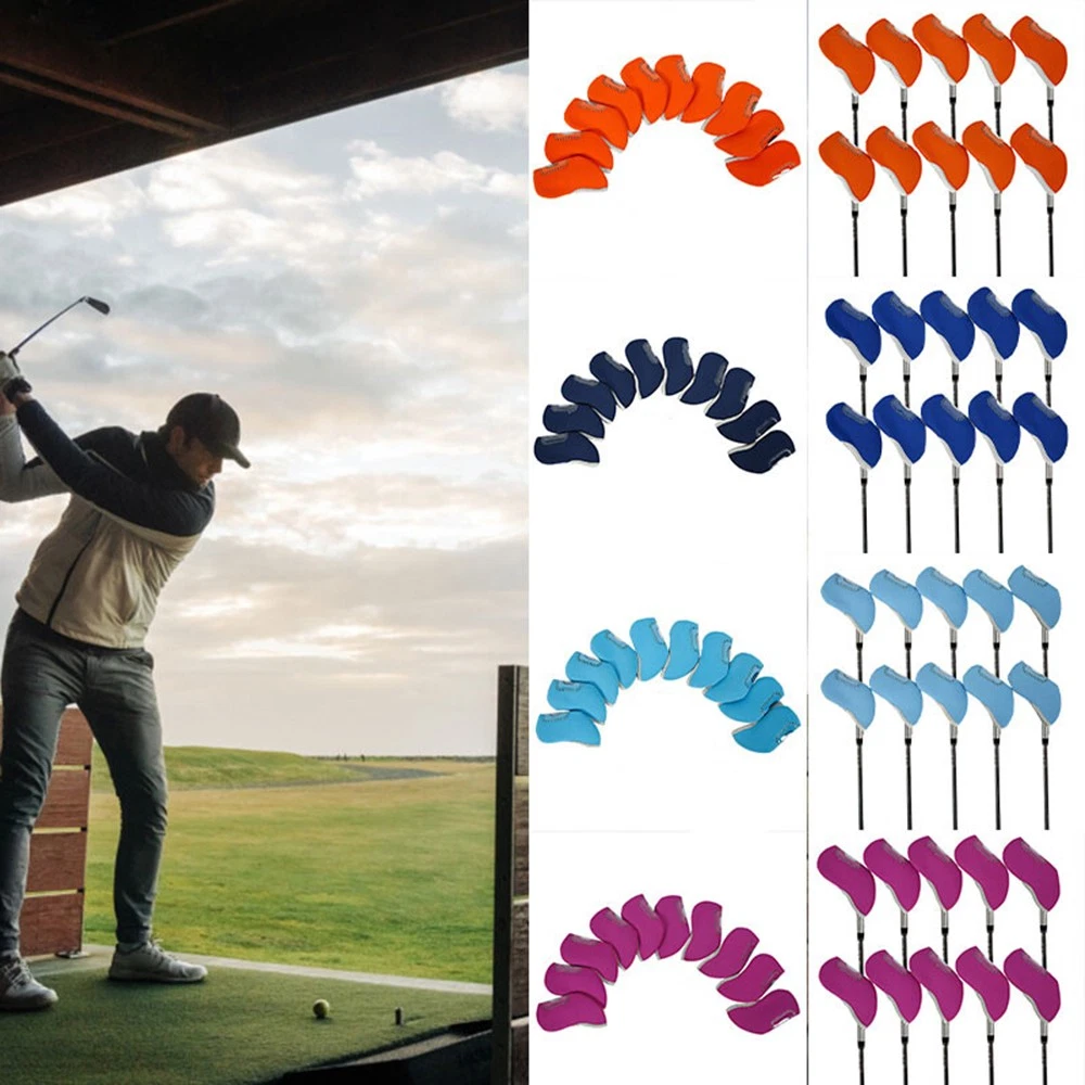 Golf Tees - Fundas transparentes para palos de golf,