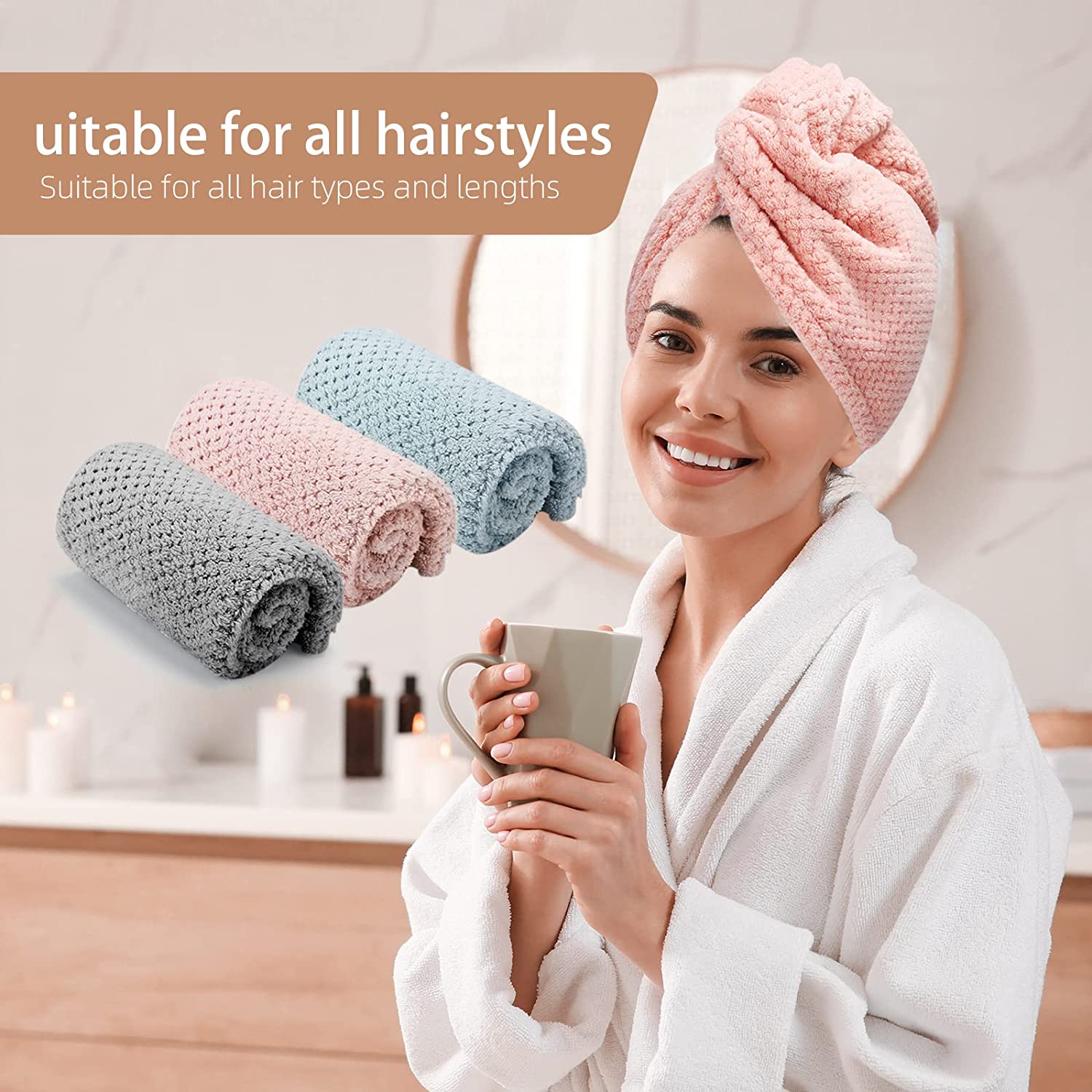Toalla para el cabello seco pa - Golf Towel reseña y precio